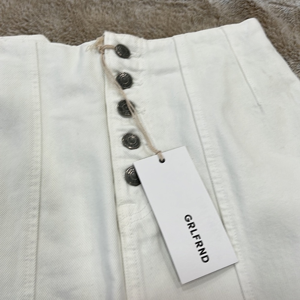 GRLFRND Twiggy Super High Rise Mini Skirt - Picture 3 of 7